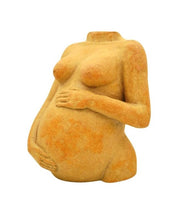 Cargar imagen en el visor de la galería, Escultura diosa embarazada ABRAZO