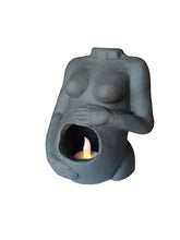Cargar imagen en el visor de la galería, Escultura diosa embarazada ABRAZO-LUZ