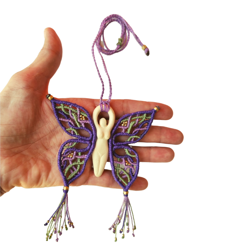 Mariposa Colgante Diosa